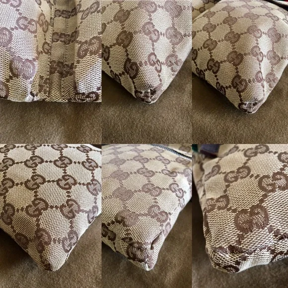 Gucci Beige GG Crossbody with Red and Green Strap - Picture 6 of 16